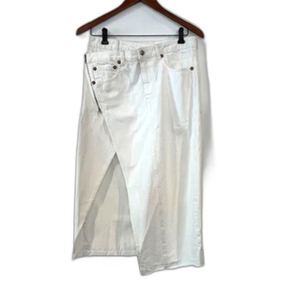 Sz 25 Nwt $695 R13 Lita White Denim Jeans - Picture 1 of 10
